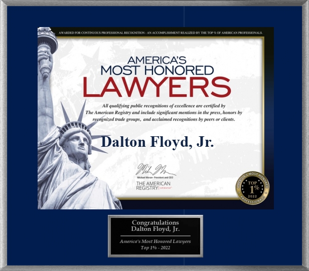 America's Most Honored Lawyers - Dalton Floyd, Jr. - 2022