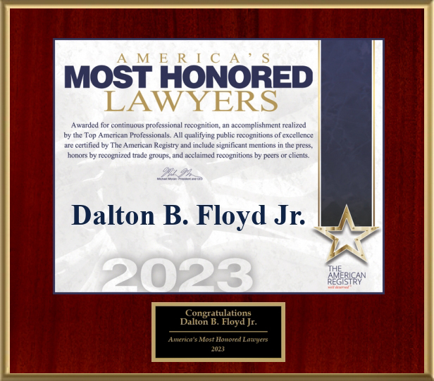 America's Most Honored Lawyers - Dalton B. Floyd Jr. - 2023