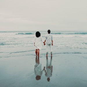 couple on beach