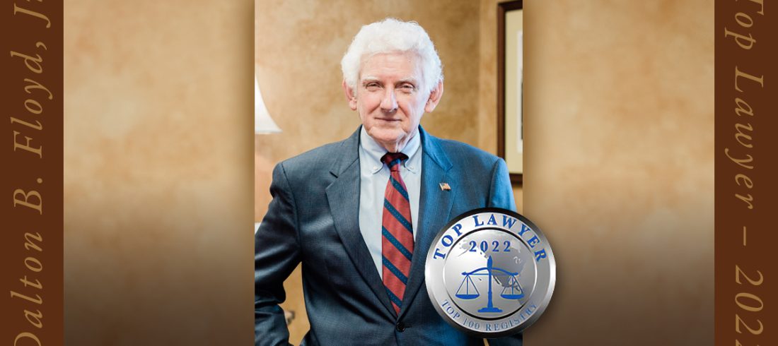 Founding Partner Dalton Floyd Earns Lifetime Achievement in Estate Planning