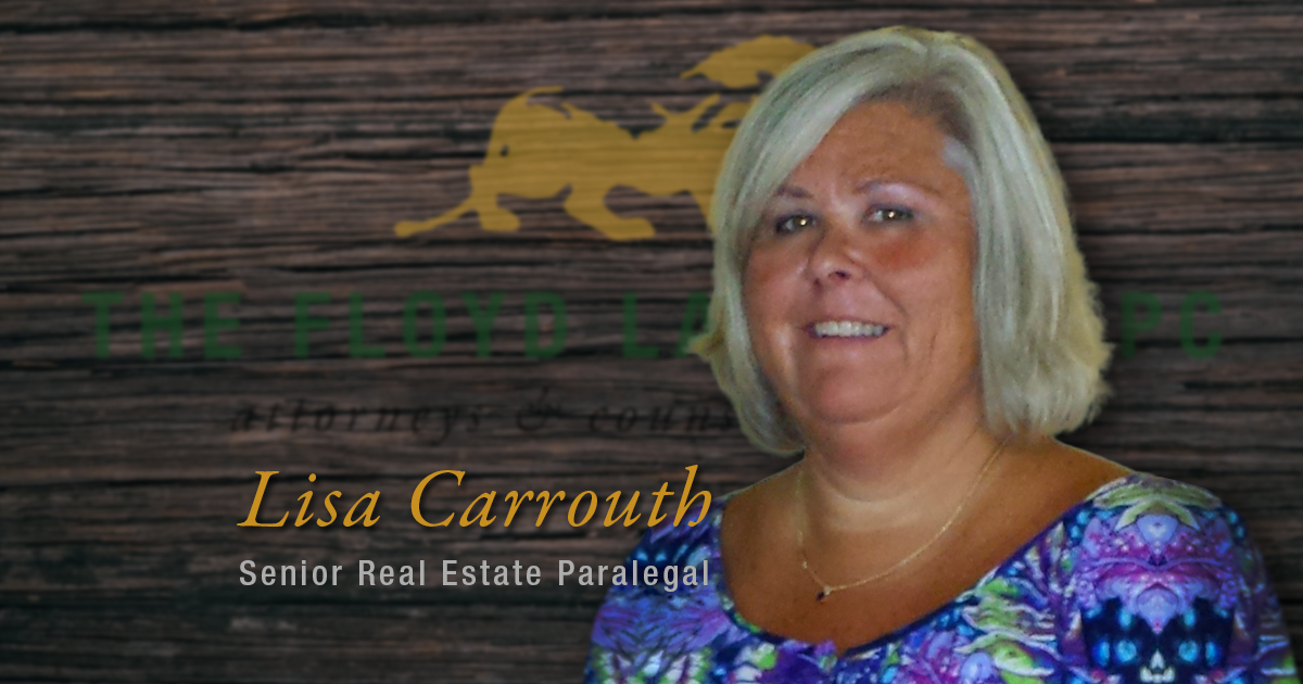 Senior Real Estate Paralegal Lisa Carrouth