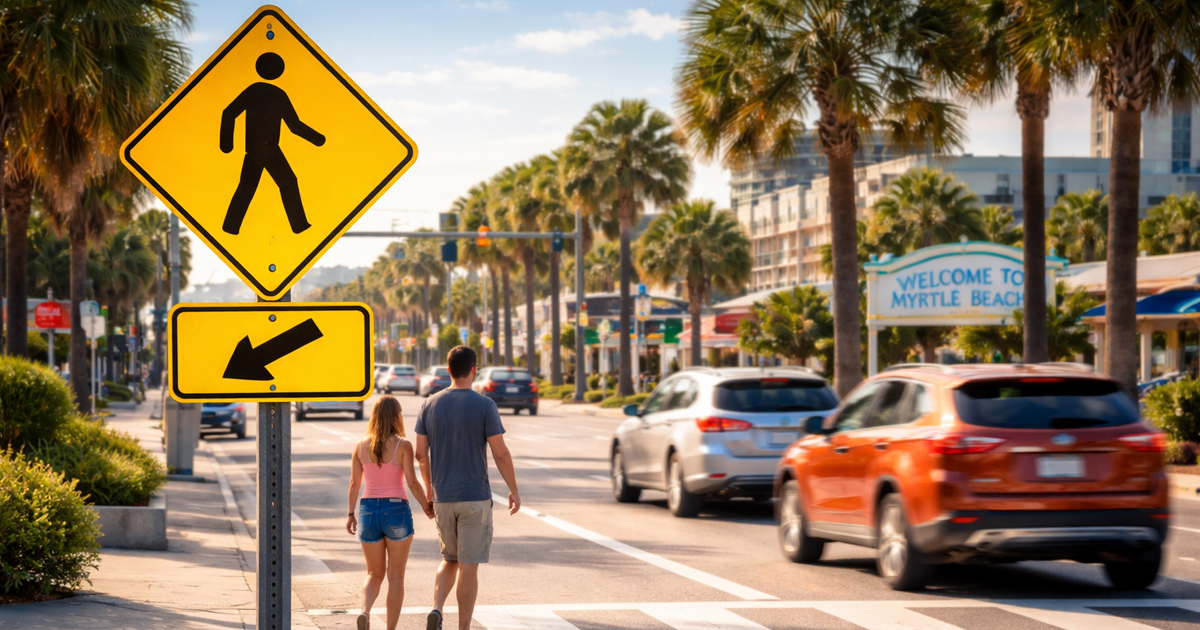 Pedestrian Safety on South Carolina Roads: What to Know as Traffic Increases Along the Grand Strand