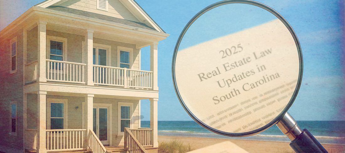 Review of the 2025 Real Estate Law Updates in SC