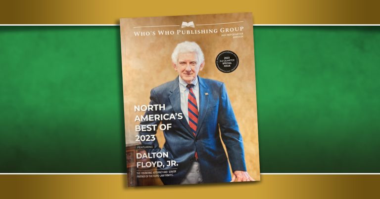 Who's Who Publishing Group North America's Best of 2023 - Dalton B. Floyd, Jr